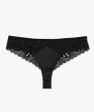 Tanga en microfibre et dentelle femme grande taille